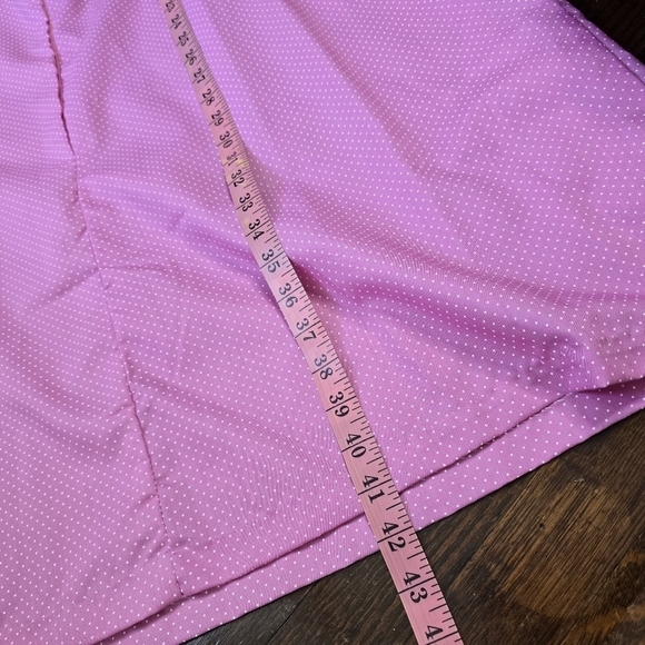 Deadstock Vintage 70s Pink Polka Dot Barbiecore Girly Night Gown House Dress - Picture 13 of 16